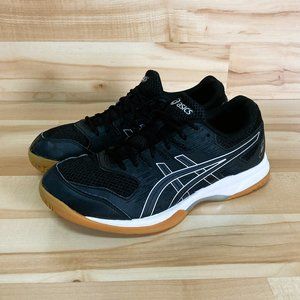 Asics Gel Furtherup Black White Gum Volleyball Shoe - Men's Size 8.5